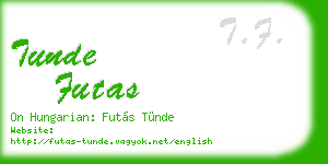 tunde futas business card