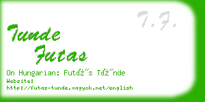 tunde futas business card